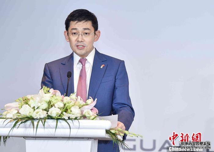 捷豹路虎全球副总裁、中国区首席财务官于钧瑞致辞